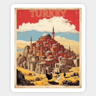 Ani Turkey Vintage Retro Travel Tourism Sticker